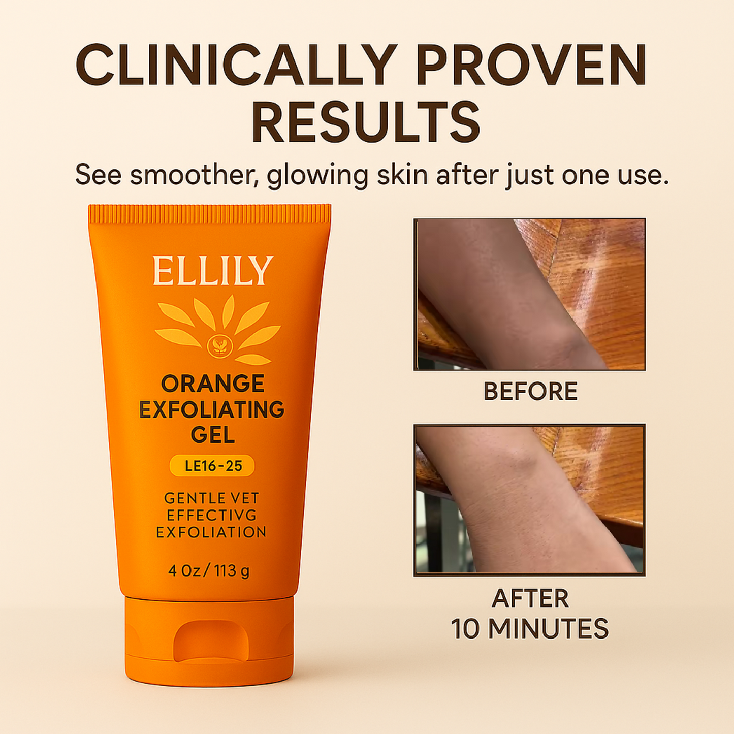 Orange Infused Exfoliating Gel